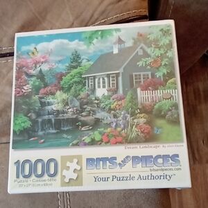 Bits and Pieces 1000-Piece Dream Landscape Puzzle - Multi-Color